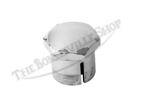 Triumph 500 650 Steering Stem/Triple Tree Center Sleeve Nut Chrome 28TPI PN# 97-2263-2nd