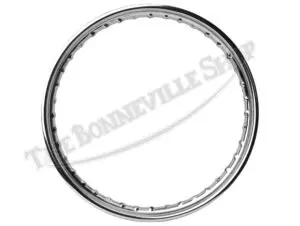 Norton Commando Valtru British Chrome for Disc Brake Rear WM2 X 19" 40 Spoke Devon Rim UK Made PN# 06-6119 CE