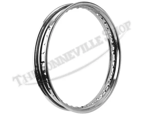 Norton Commando Valtru British Chrome for Disc Brake Rear WM2 X 19" 40 Spoke Devon Rim UK Made PN# 06-6119 CE