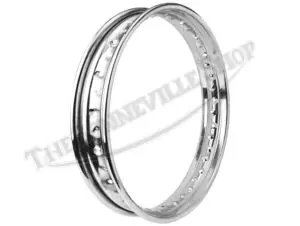 Triumph Bsa 500 650 Valtru British Chrome For Bolt On &Amp; Qd Rear Spool Hub Wm3 X 18&Quot; Devon Rim Uk Made Pn# 37-1007 Ce, W1007