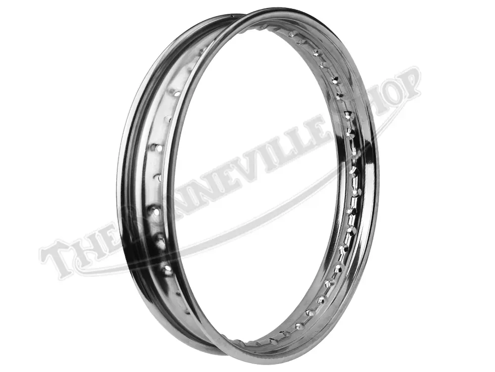 Bsa A10 A50 A65 B25 Valtru British Chrome For Qd-Crinkle Hub Rear Wm3 X 18&Quot; 40 Spoke Devon Rim Uk Made Pn# 37-2291 Ce, W2291, 42-6371