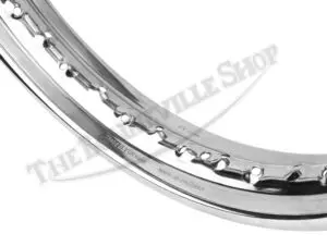 Triumph BSA 650 750 Twins Triples Valtru British Chrome Rim for Conical Rear Devon Rim UK Made PN# 37-3784 CE W3784