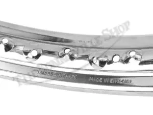 Triumph Bsa 650 750 Twins Triples Valtru British Chrome Rim For Conical Front Devon Rim Uk Made 1971-72 Pn# 37-3818 Ce W3818 4 37 3818 Ce W3818 03 Triumph Bsa 650 750 Twins Triples Valtru British Chrome Rim For Conical Front Devon Rim Uk Made 1971 72