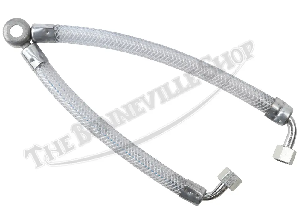 Triumph Tiger Trophy 500 650 Twins Fuel Line Assembly (1) Fits 1963-67 PN# 82-5339 A
