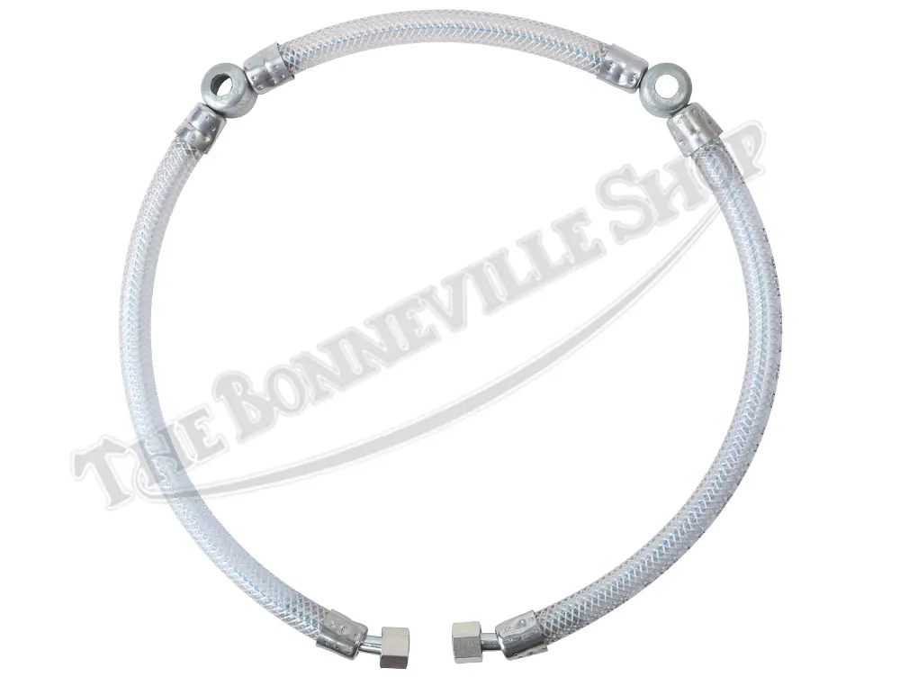 Triumph Bonneville T120 650 Twins Fuel Line Assembly Fits 1968-70 PN# 82-8133 A