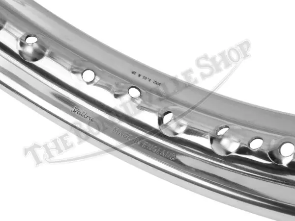 Triumph BSA 500 650 750 Rim WM2-19 Front Cast Hub .300" Holes Devon Valtru Stainless 1957-1974 UK-Made PN# 37-1230 SE W1230