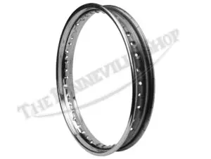Triumph 750 TR7 T140 WM3 X 19" 40 .300 Spoke Stainless Rear Wheel Rim Disc Brake UK Made PN# 37-4243 SE