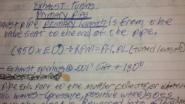 engineering/designing a motorcycle exhaust system