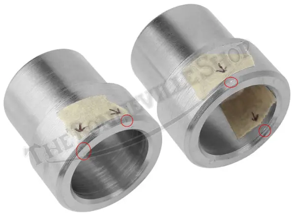 Triumph T140 TR7 750 Exhaust Adapters for Push Over Pipes (2) PN# TBS-0220-2nd
