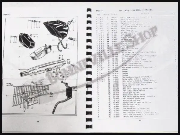00 5707 02 1970 BSA PARTS BOOK 36694.1441834335.1280.1280