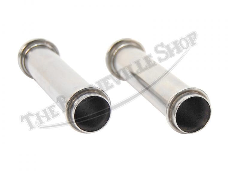 TRIUMPH 650 T120 TR6 TR6C CHROME PUSHROD TUBE PAIR (2) 195765 PN 70