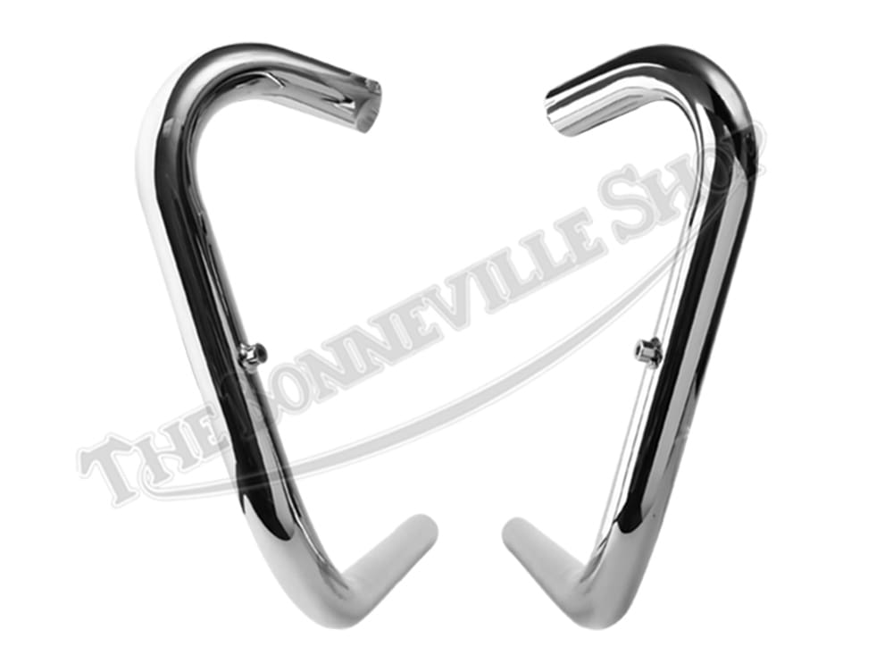 Triumph 1963-70 T120 TR6 1.75-inch UK Made TT Exhaust Pipe Set