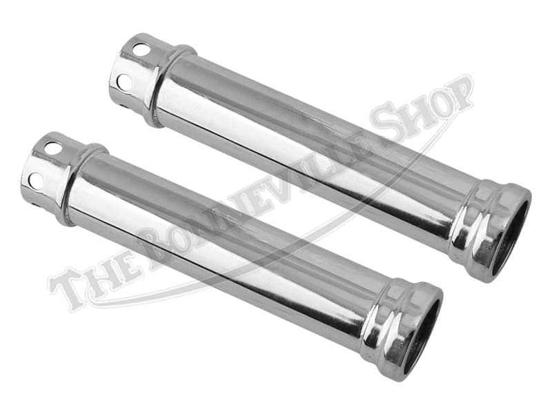 TRIUMPH 650 T120 TR6 TR6C U.K. MADE CHROME PUSHROD TUBES (2) 196970 PN