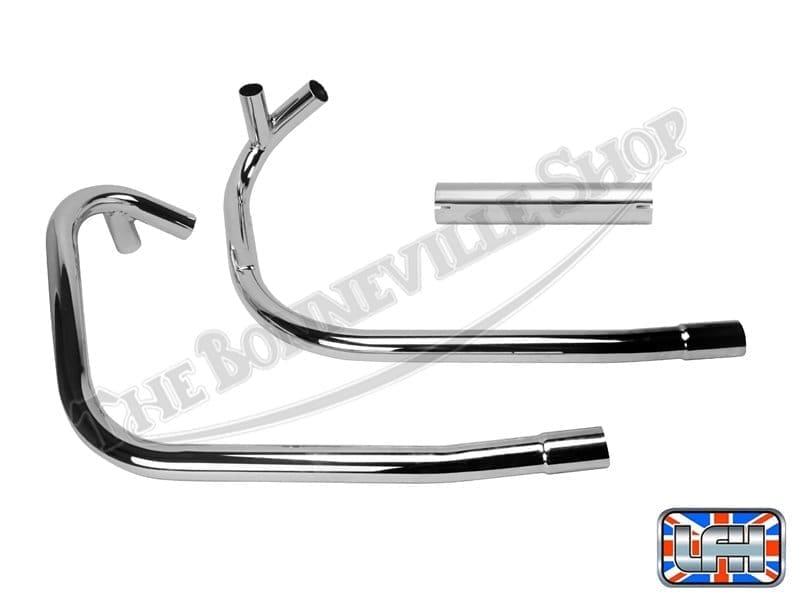 Triumph TR6 T120 Bonneville Tiger Exhaust Header Pipes 1972 PN 712636 712637 709888