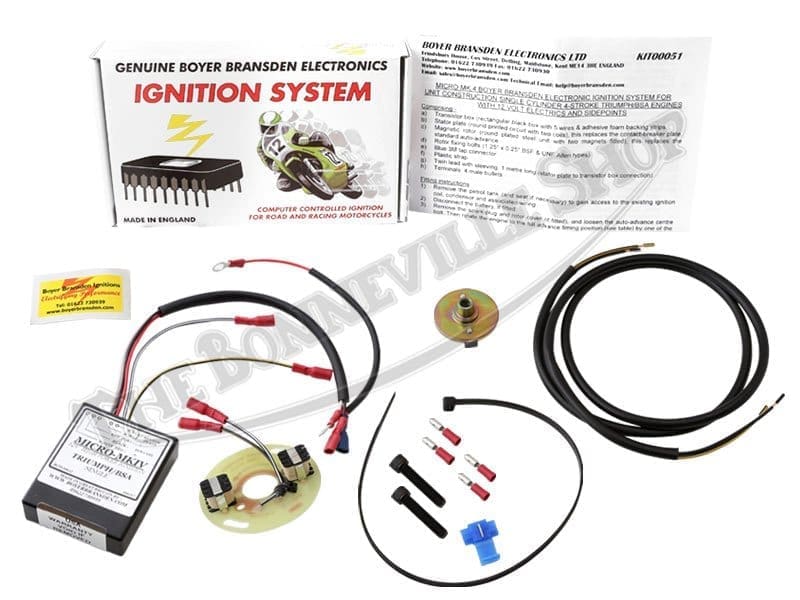 Boyer Electronic Ignition Triumph and BSA Singles Victor B50