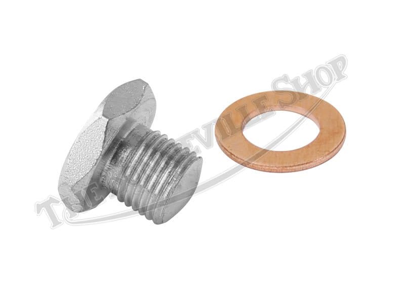 Triumph Timing Cover Oil Pressure Access Plug 3/8"26 TPI