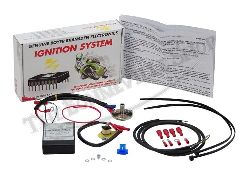 Boyer Electronic Ignition Kit for Triumph BSA Distributor Singles 12V