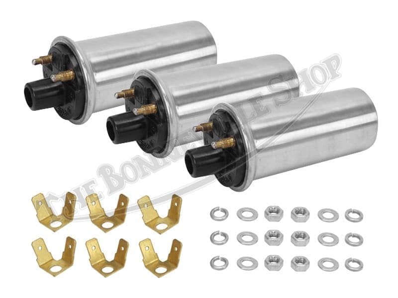 TRISPARK 4 VOLT 4V 40mm IGNITION COILS TRIUMPH BSA LUCAS TYPE (3) PN