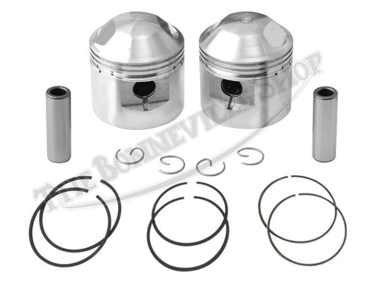 Triumph 650 Bonneville Tiger Trophy Pistons and Hastings Rings PN 70