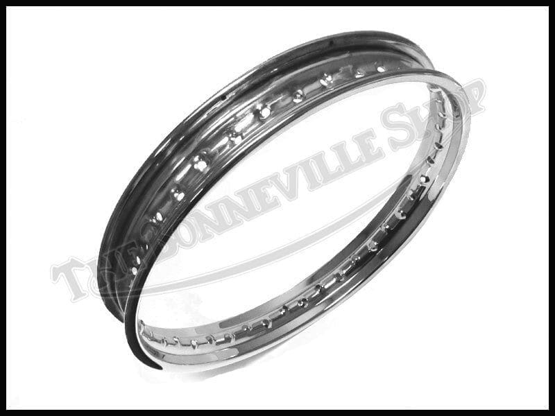 BSA 500 650 CWC BRITISH CHROME FRONT WHEEL RIM WM2 X 19