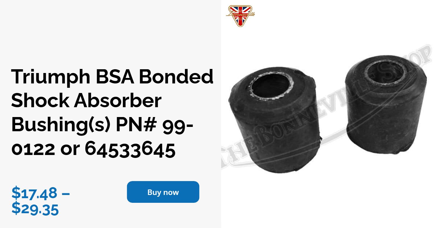 BSA Triumph Bonded Shock Absorber Bushing 99-0122