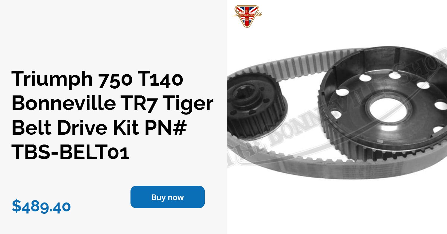 Triumph 750 T140 Bonneville TR7 Tiger Belt Drive Kit-Buy