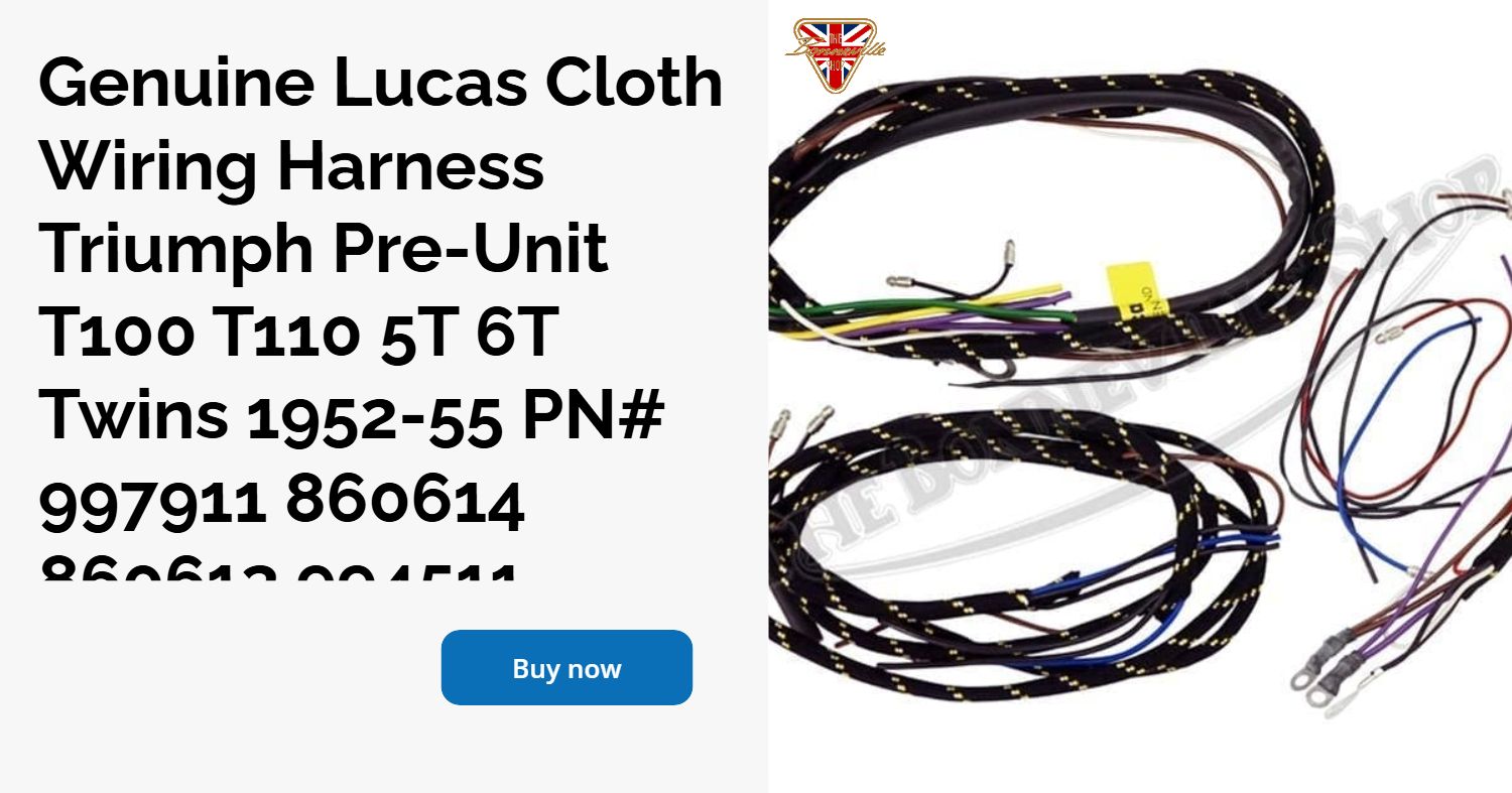 Distributeur D'allumage Lucas RG12 D'origine Pour Triumph Pre Unit T100 T110 (occasion)
