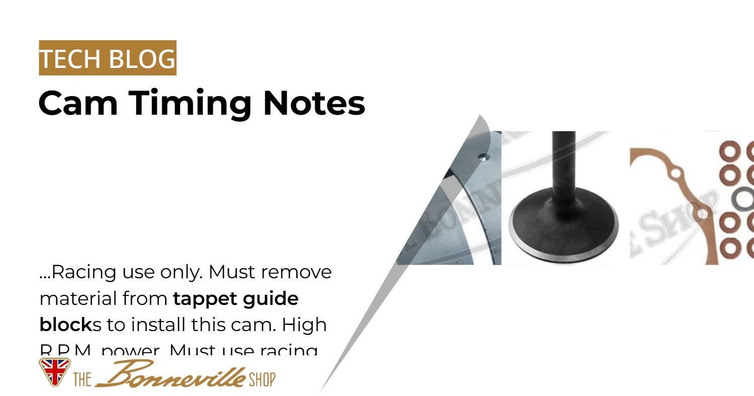 Cam Timing Notes - Buy Online Or Call +1-720-570-7884